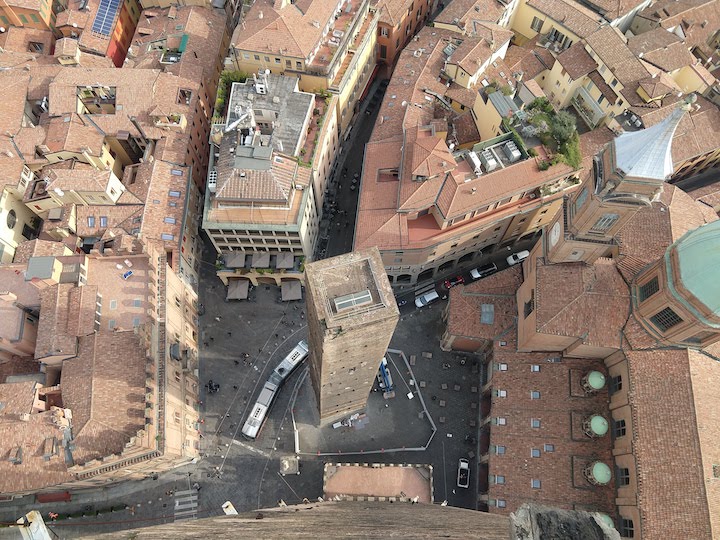 View of Bologna from Asinelli Tower